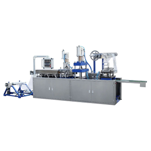 Large Multi-Station Sheet Plastic Lid Thermoforming Machine for Food Packaging