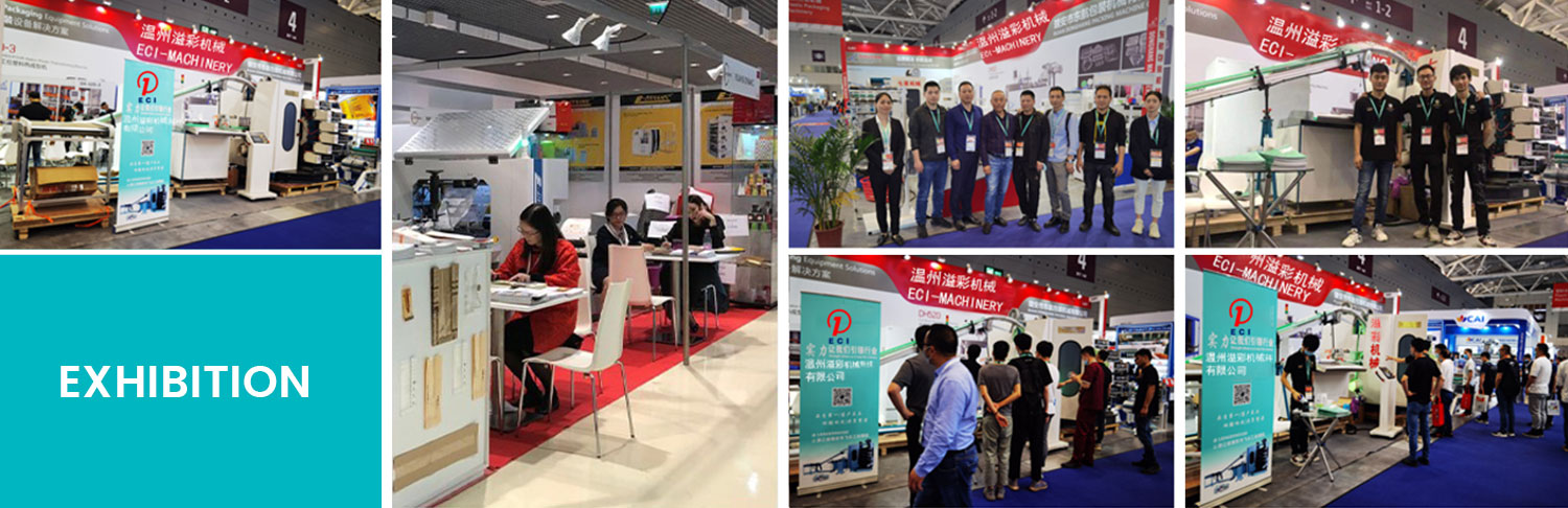 Yicai Machinery showcasing its latest innovations in thermoforming machines, dry offset printing machines, paper cup packaging machines, and sheet extruders at the exhibition.