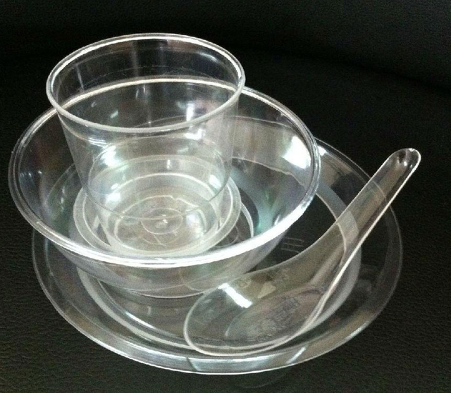 Plastic tableware disposable tableware