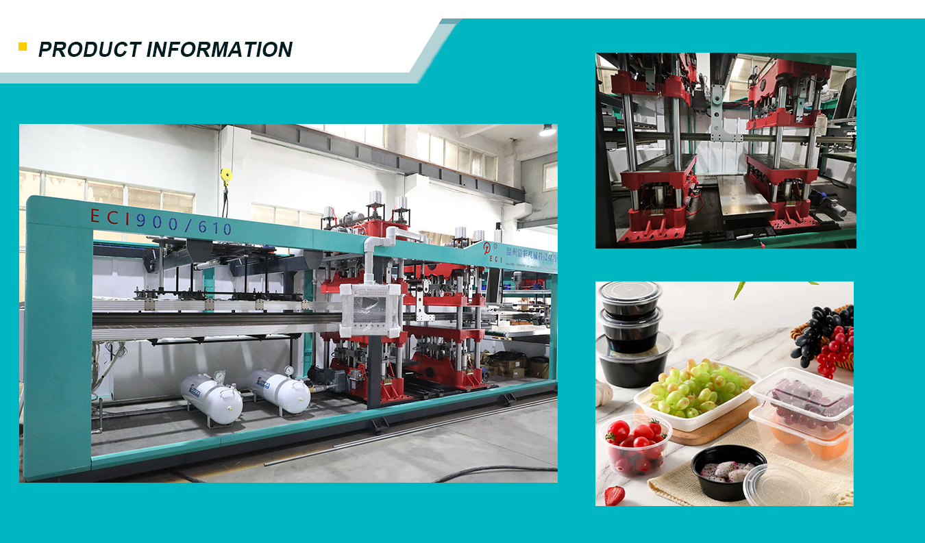 three-station thermoforming machine