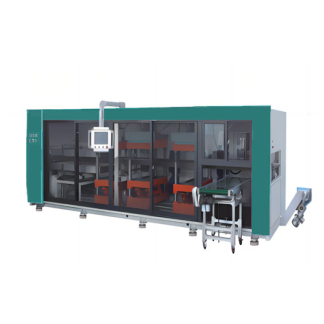 ECI-S850 High speed Full-Servo Multi-station Thermoforming Machine for food packaging