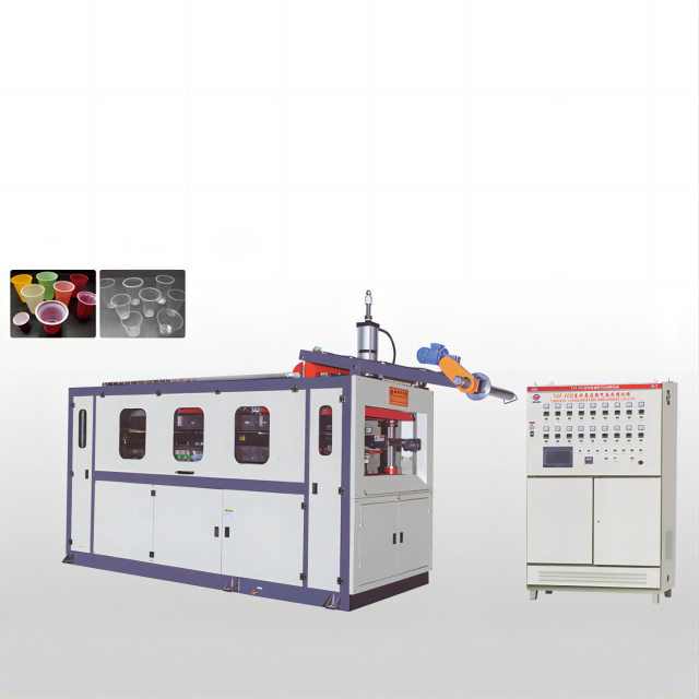 ECI-S660 Fully Servo Food Box Making Plastic Cup Thermoforming Machine for Food Box Making