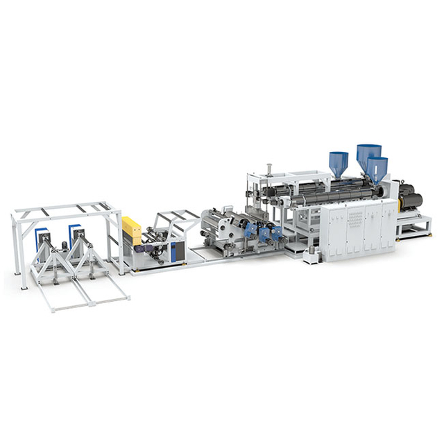  Fully Automatic Diagonal Multi-Layer Ps Pet Pp ABS Plastic Extruder Machine for Food Box Making