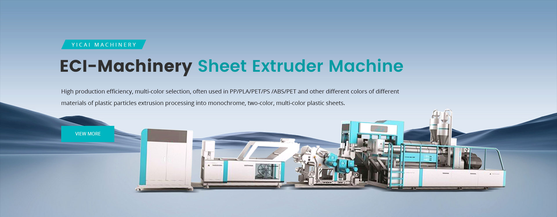 Plastic Sheet Extrusion Machine